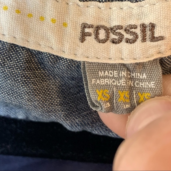 Women’s Fossil Double Pocket Denim Tank Dress - Picture 15 of 16